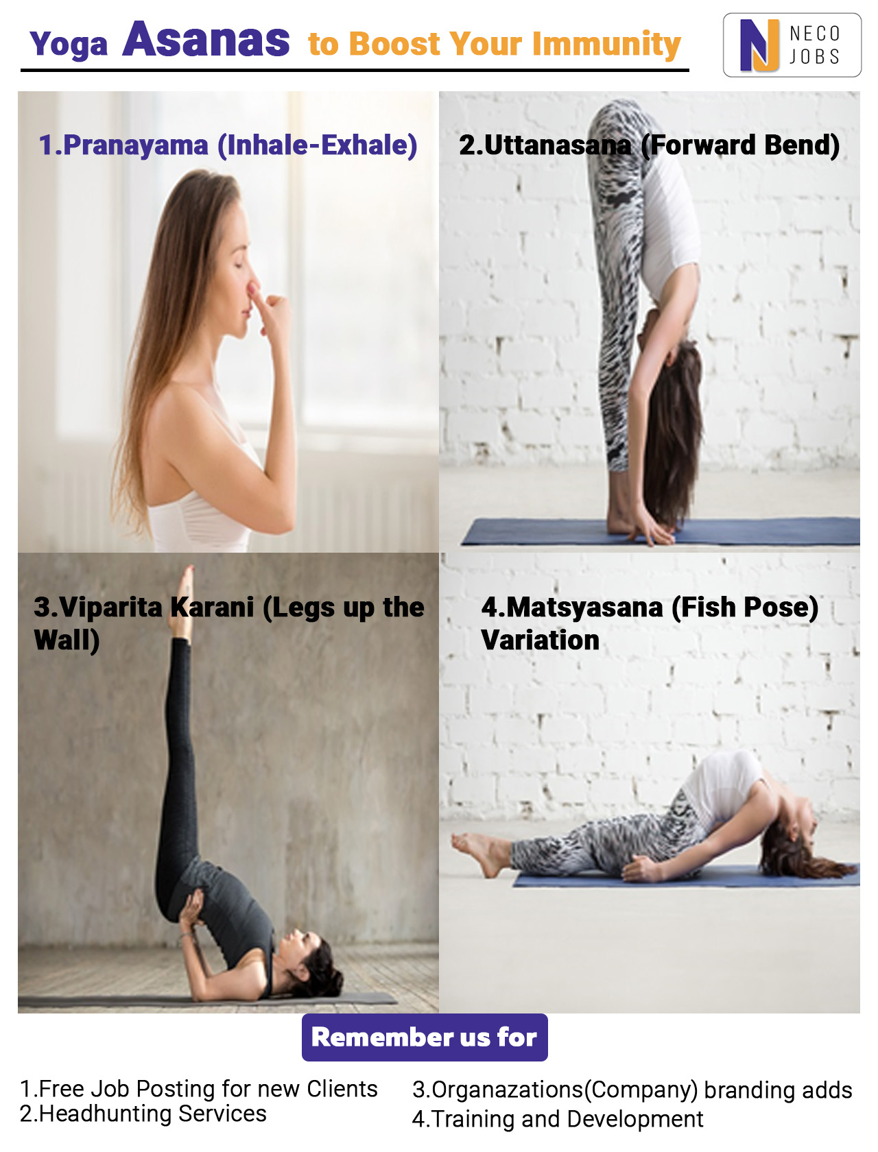 4 Yoga Poses to Boost your Immunity